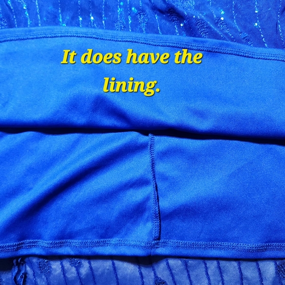 XUIBOL Mermaid Hem Sequin Prom or Cocktail Blue Dress Size XXL - Picture 11 of 16